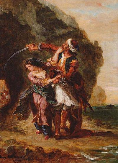 Eugene Delacroix Bride of Abydos China oil painting art